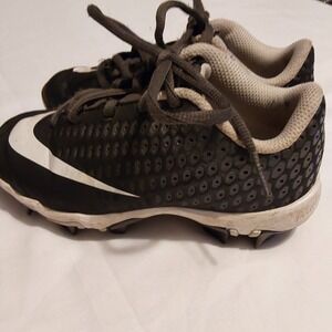 Nike‎ VAPOR Baseball Fastflex Size 12CW Black Cleats Youth
